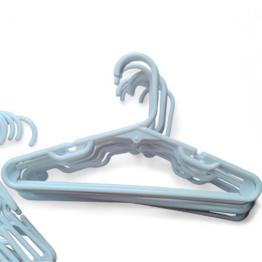 20 Baby Toddler White Plastic Closet Hangers Clothes Hangers Room Decor